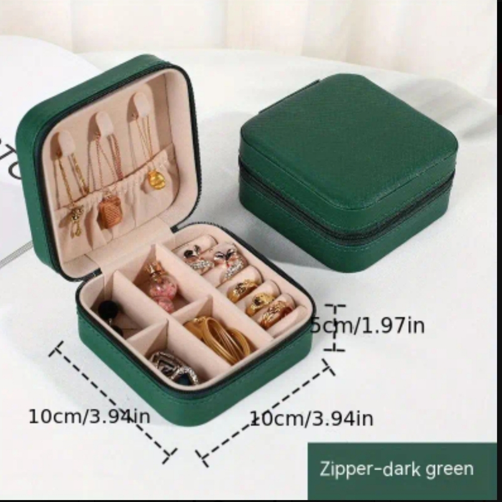 Portable Jewelry Box Tiffany Blue - Picture 4 of 11